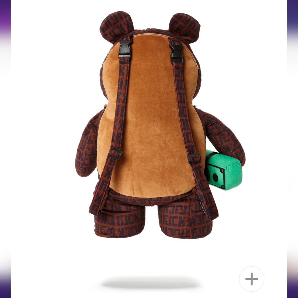 OFFENDED MONEYBEAR TEDDYBEAR BACKPACK By Sprayground - Picture 4 of 6